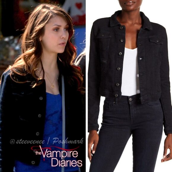 Diesel Fringi-Ne Denim Jean Jacket ASO Elena Gilbert - Picture 2 of 14